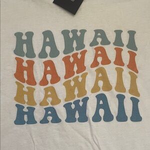 Bella Canvas Hawaii Souvenir Soft Cream Tee